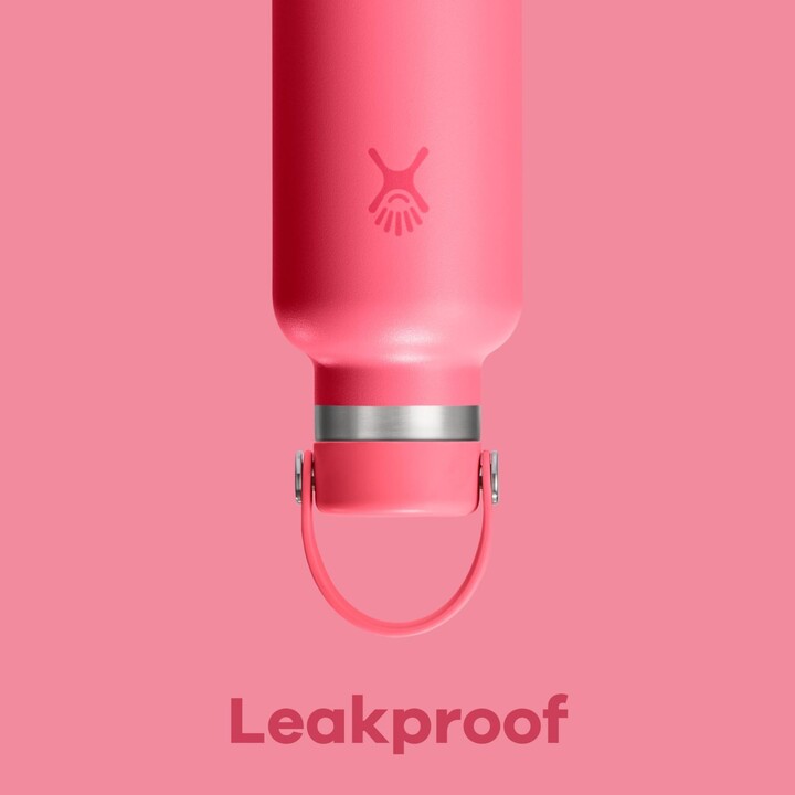 Botella de agua Hydro Flask 727413 con tapón Flex y boca estándar, 710 ml, 24 oz, color avena
