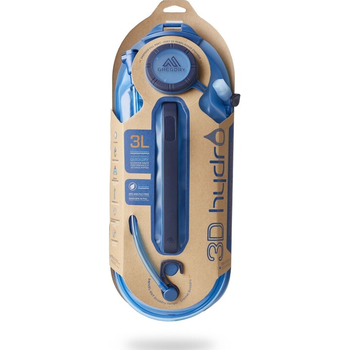 Botella de agua Samsonite Gregory 3D Hydro 431964 con depósito de 3 l, azul