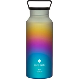 Snow Peak 768926 Titanium Aurora-Flasche 800 ml Rainbow