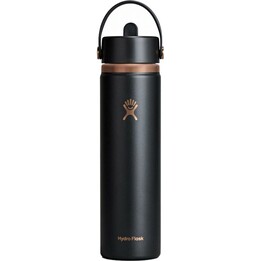 Garrafa Hydro Flask LE26-W24-1000 com tampa flexível larga para palhinha, 710 ml, 24 oz, preta