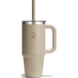 Hydro Flask 727293 Reisebecher mit transparentem Deckel, 710 ml, 24 oz, Oat