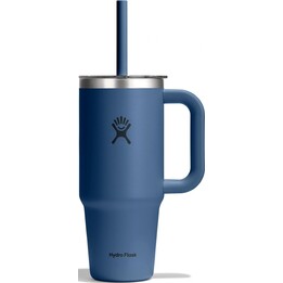 Gobelet de voyage Hydro Flask 727384 avec couvercle transparent, 710 ml (24 oz), bleu marine