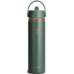 Hydro Flask LE26-W24-1004 Bottiglia con tappo a cannuccia Wide Flex, 710 ml (24 oz), verde