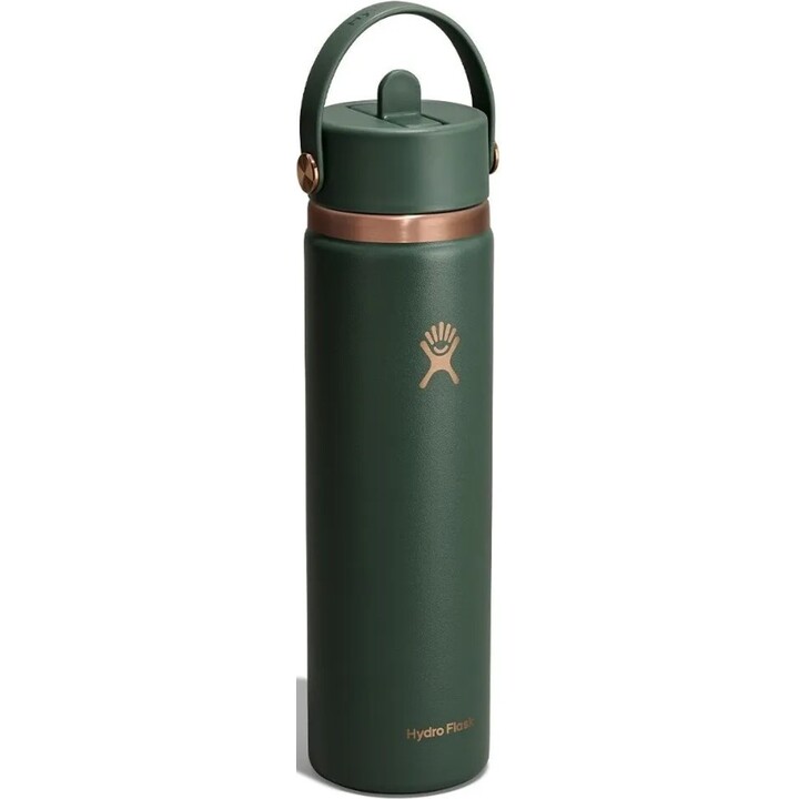 Botella Hydro Flask LE26-W24-1004 con tapón flexible ancho para pajita, 710 ml, 24 oz, verde