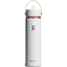 Hydro Flask LE26-W24-1002 Bottiglia con tappo a cannuccia Wide Flex da 710 ml (24 oz), bianca