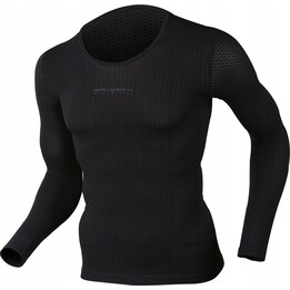 Camiseta térmica unisex de manga larga Brubeck Base Layer LS10850 3D, color grafito, talla L
