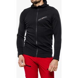 Brubeck Thermo Wool von Pustelnik – Herren-Thermosweatshirt mit Kapuze, Schwarz, L