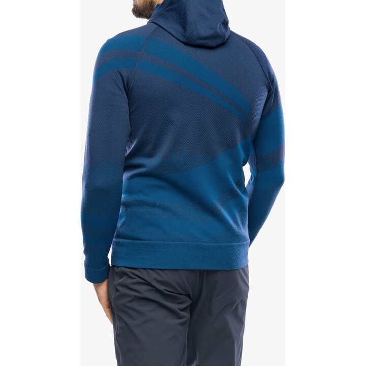 Sudadera térmica con cremallera para hombre «Brubeck Thermo Wool» de Pustelnik 354400, azul marino, XL