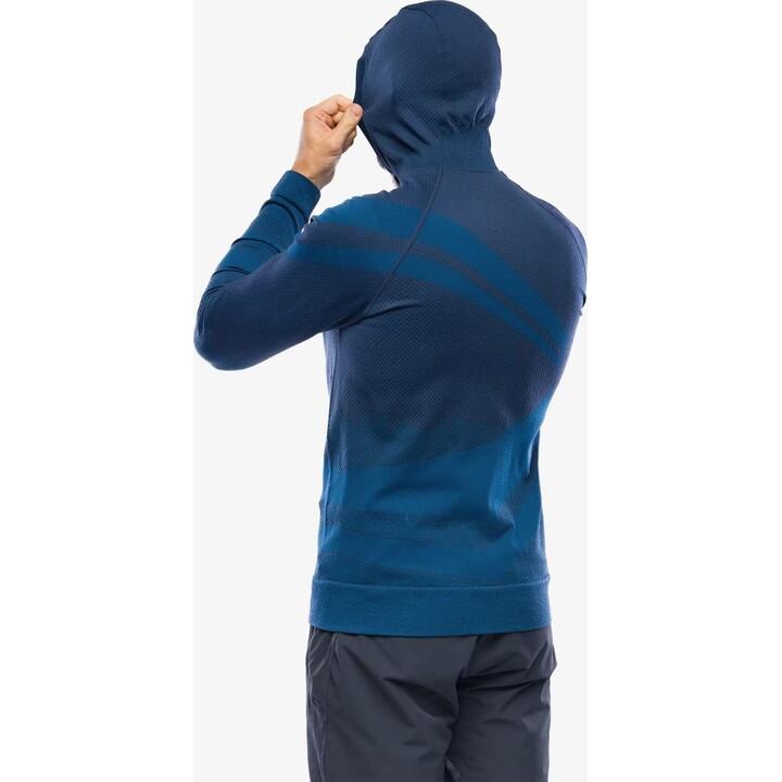 Sudadera térmica con cremallera para hombre «Brubeck Thermo Wool» de Pustelnik 354400, azul marino, XL
