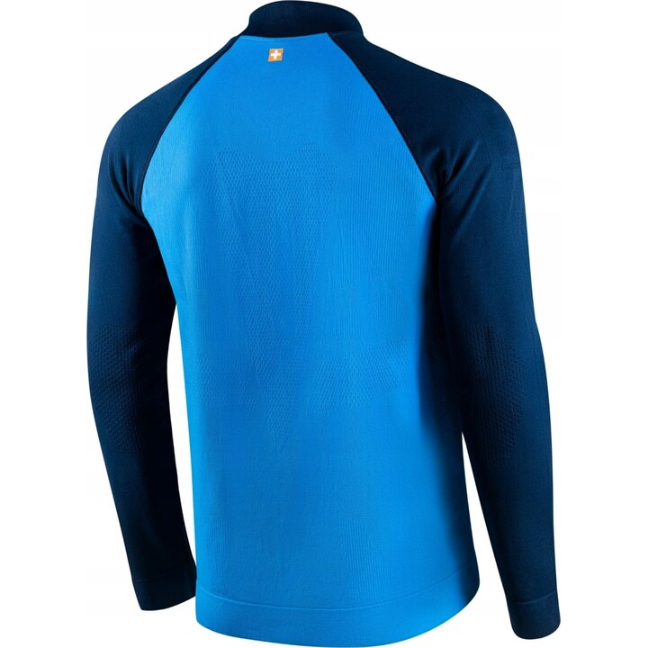 Sudadera deportiva térmica para hombre Brubeck Athletic 344427, azul/vaquero