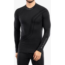 Brubeck Thermo Wool di Pustelnik 481655 Felpa termica da uomo in lana merino, nera, taglia L