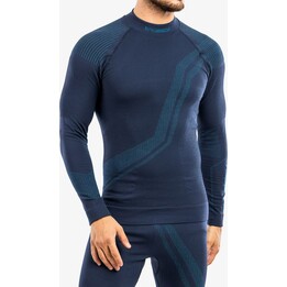 Brubeck Thermo Wool von Pustelnik 481384 Herren-Merino-Thermosweatshirt, Marineblau, L
