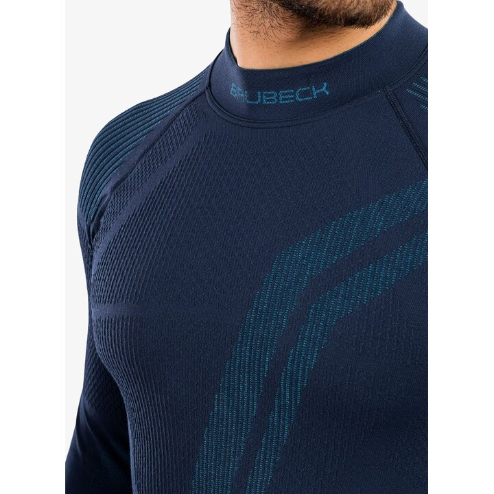 Sudadera térmica de lana merina «Brubeck Thermo Wool» de Pustelnik, 481384, para hombre, azul marino, talla L
