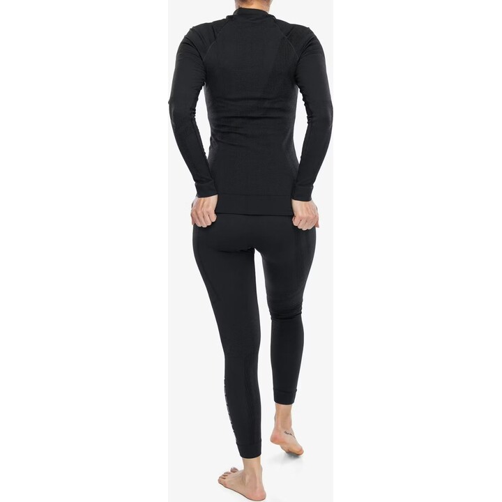 Brubeck Thermo Wool by Pustelnik 481879 Womens Merino Thermal Sweatshirt, Black, S