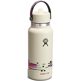 Garrafa Hydro Flask LE26-W32-1006 com tampa para palhinha larga, 946 ml, 32 oz, cor bege claro