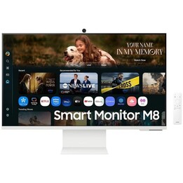 Smart Monitor Samsung M8 M80F S32FM801UU 32'/ 4K/ Multimedia/ Height adjustable/ Smart TV/ Webcam/ White