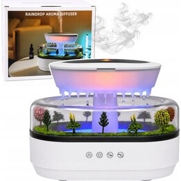 31093 Humidificador «Rain Cloud» con difusor de aromas y luz LED