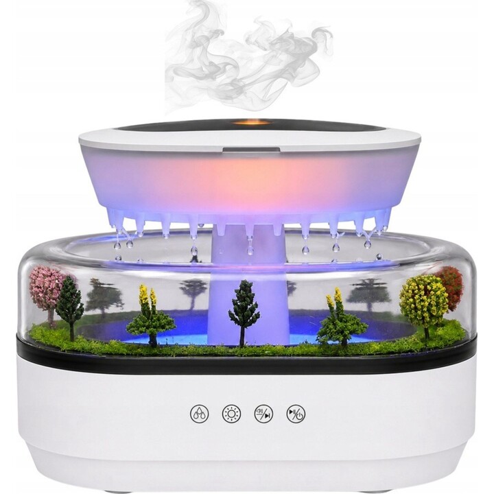 31093 Humidificador «Rain Cloud» con difusor de aromas y luz LED