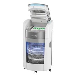 Leitz 80410000 IQ Optimax AutoFeed 300 Shredder, P5, 300 sheets, 25 l bin