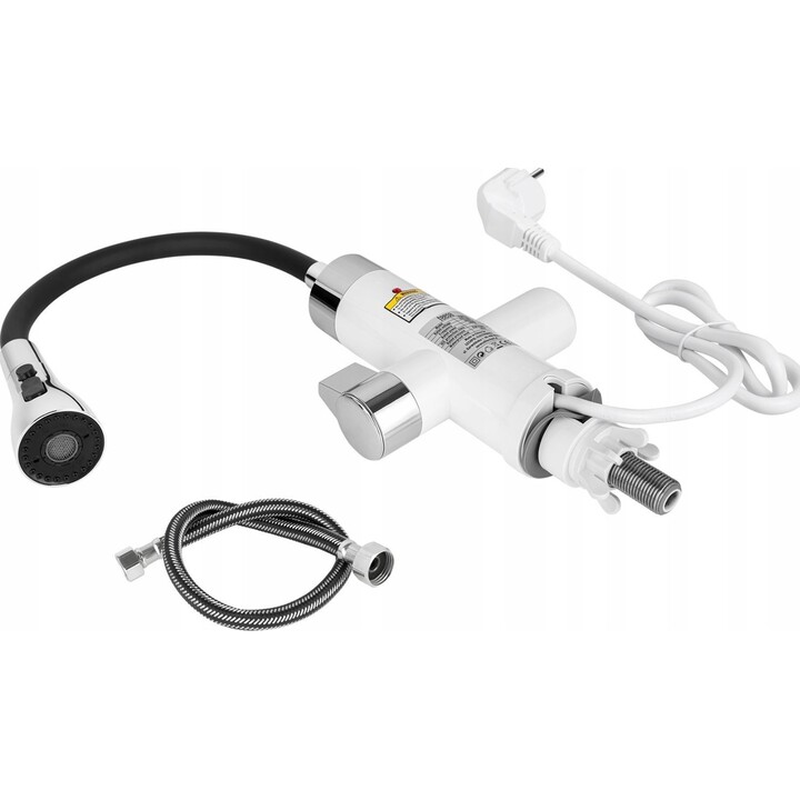 Grifo de cocina con calentador de agua instantáneo Teesa TSA4112 con caño flexible