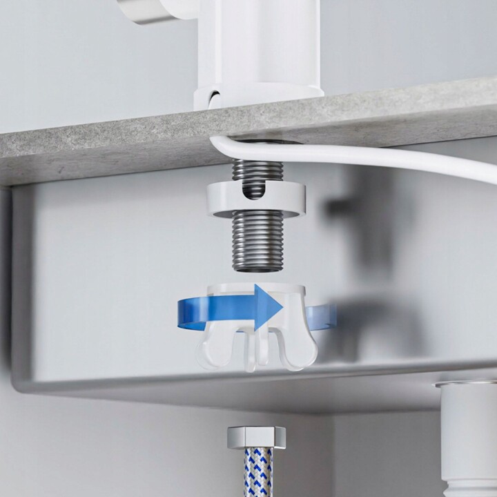 Grifo de cocina con calentador de agua instantáneo Teesa TSA4112 con caño flexible