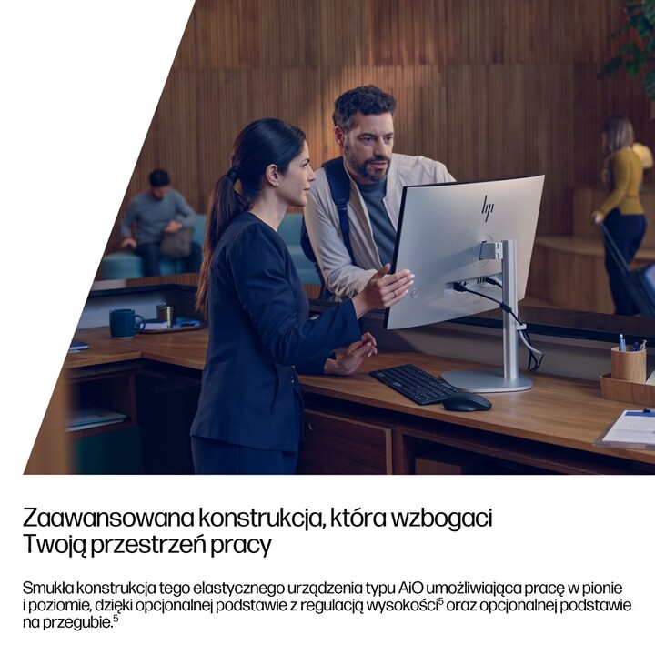 HP Elite Studio 8 AIO G1i Ultra 5 235 27" QHD táctil 350nits IPS AG 16GB DDR5 5600 SSD512 Gráficos Intel Cam5MP W11Pro 3Y O