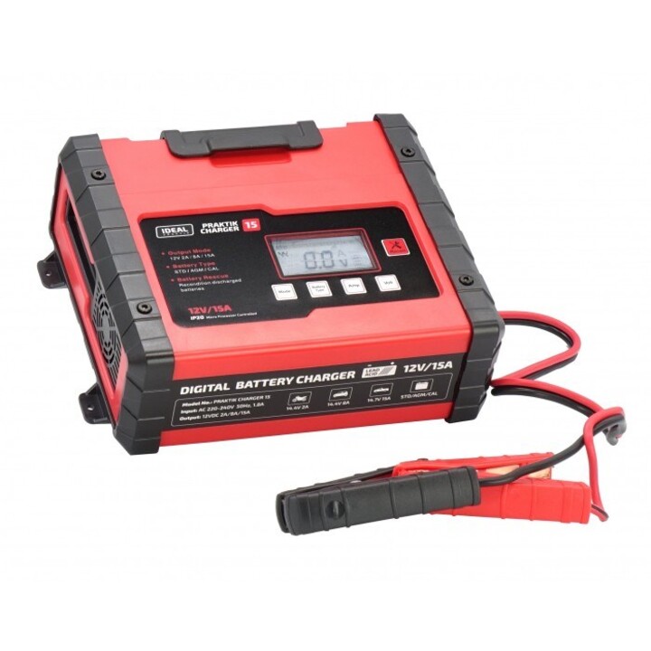 PRAKTIK CHARGER 15 LCD charger, charging voltage: