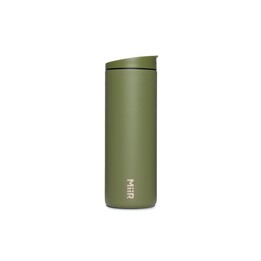 Tazza termica MiiR Flip Traveler da 470 ml, verde scuro.