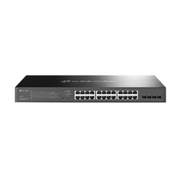 TP-Link Omada TL-SG2428P Gestionado L2/L2+ Gigabit Ethernet (10/100/1000) Energía buena Ethernet (PoE) 1U Negro