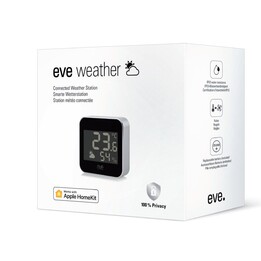 Sensore di temperatura e umidità wireless autonomo Eve 10EBS9901 per interni/esterni