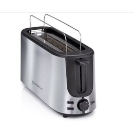 Alpina 8711252473512 tostadora 7 2 rebanada(s) 1000 W Negro, Plata