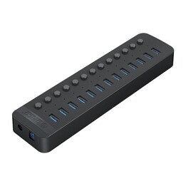 Orico USB-A HUB CT2U3-13AB-EU-BK-BP 13x USB-A 5Gbps BC 1.2 60W black