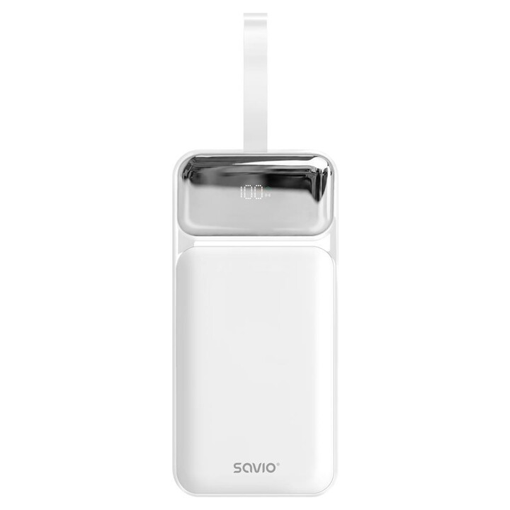 Savio BA-15 External Battery Lithium Polymer 50000 mAh White
