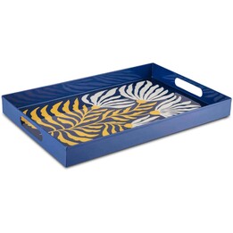 RITUALI DOMESTICI FLORIGRAFIA Vassoio blu M