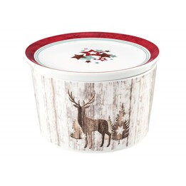 SELTMANN LIFE CHRISTMAS Schüssel mit Deckel 14x9 cm