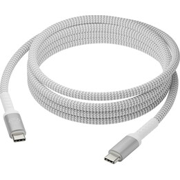 Cavo dbramante1928 USB-C maschio / USB-C maschio intrecciato 2,5 m bianco