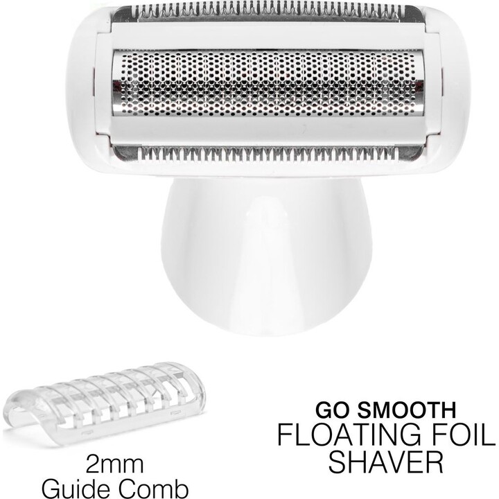 Rio SHTR-EU/1.3 Go Smooth 4-in-1 Damenrasierer & Bikinitrimmer, Weiß