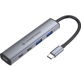 Hub USB 3.2 Gen 1 com 2 portas USB.