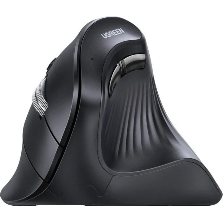 Mouse ottico wireless verticale UGREEN MU008 2.4G Bluetooth 5.0 - Nero