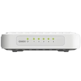 NETGEAR GS605-400PES switch No administrado L2 Gigabit Ethernet (10/100/1000) Blanco