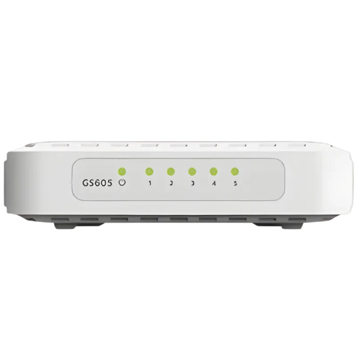 NETGEAR GS605-400PES Switch ohne Administrator L2 Gigabit Ethernet (10/100/1000) Weiß