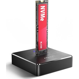 ADSA-M2C11 USB-C 1xNVMe/SATA M.2 10Gbps com ventoinha