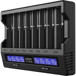 Carregador de bateria USB-C S ET 3,7V/1,2V VC8SSET