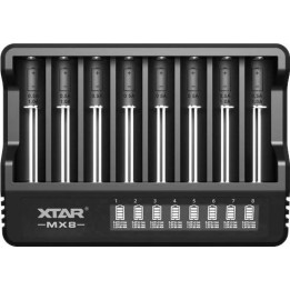 Battery charger Li-ion, NI-MH XTAR MX8