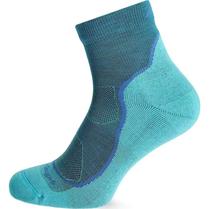 Calcetines de senderismo Darn Tough Light Hiker 1/4, ligeros y acolchados, modelo Cascade, talla L