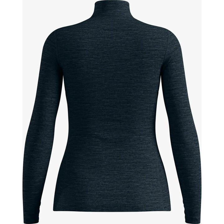 Odlo Merino 200 BL Top Women Turtle Neck LS Half-Zip Dark Sapphire M