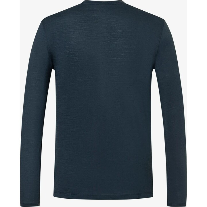 Super.natural Almost Done LS Langarmshirt blueberry/vintage khaki/fresh white