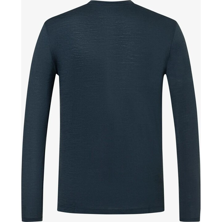 Camisa de manga comprida Super.natural Outdoor Nights LS, cor Cranberry/Prateado refletor/Várias, tamanho L