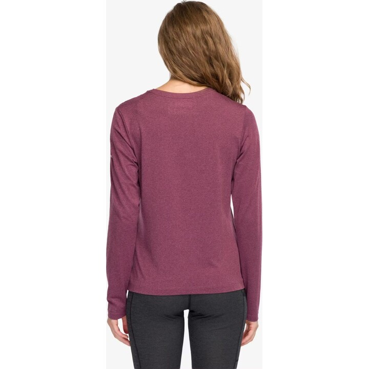Columbia Parsons Point Women’s Graphic Long Sleeve Shirt Old Mauve Hthr/All Terrain M