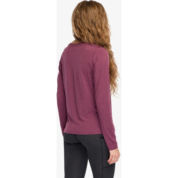 Columbia Parsons Point Women’s Graphic Long Sleeve Shirt Old Mauve Hthr/All Terrain M
